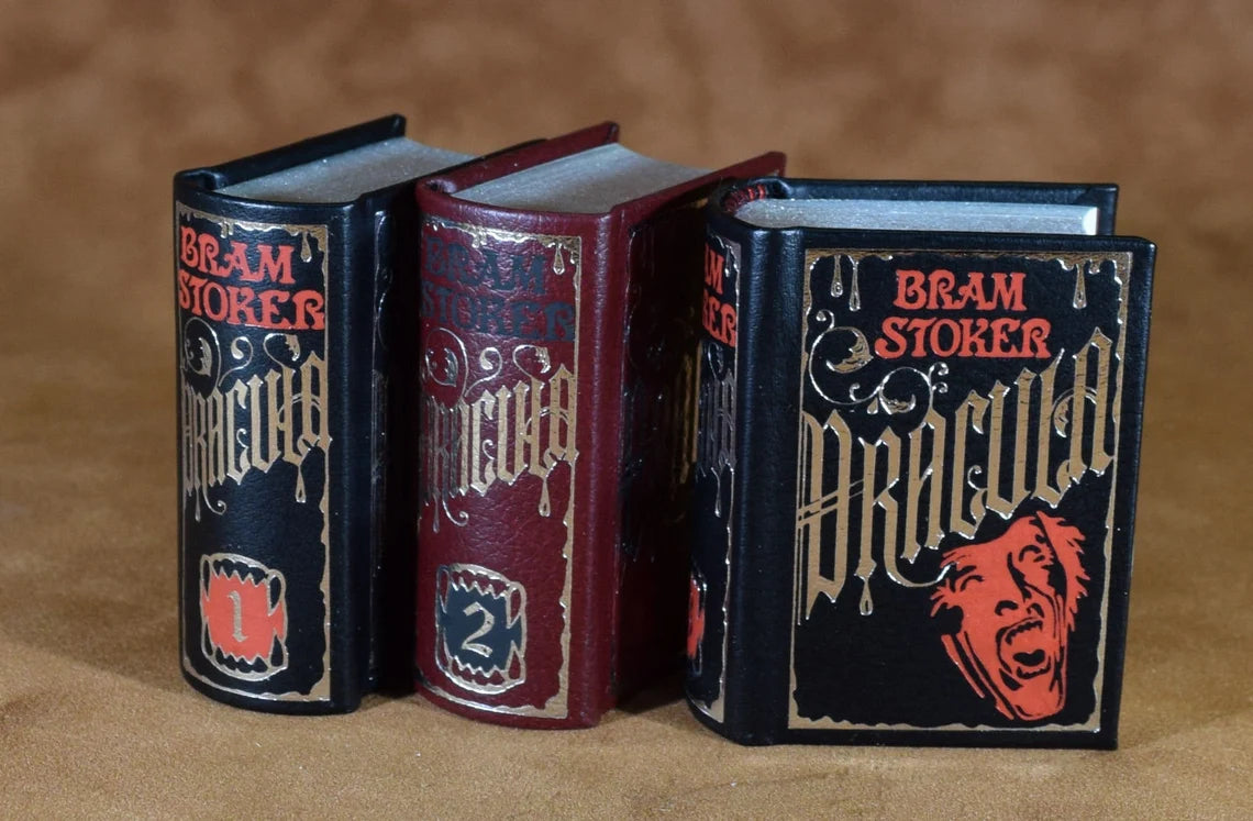 Bram Stoker's Dracula 3-volume Set Miniature Book