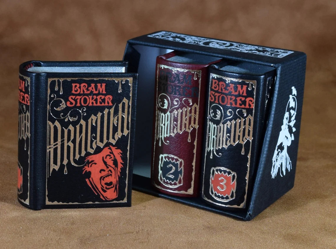 Bram Stoker's Dracula 3-volume Set Miniature Book