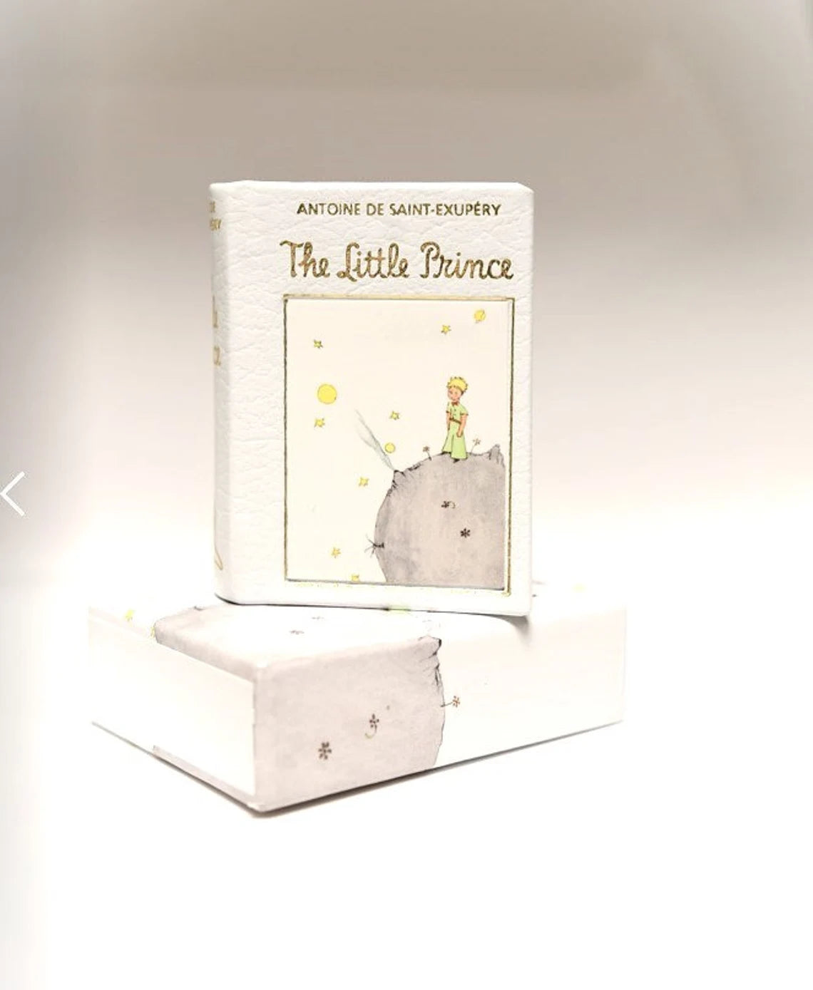 The Little Prince Miniature Book by Antoine De Saint- Exupéry Leatherbound 1:4 Scale