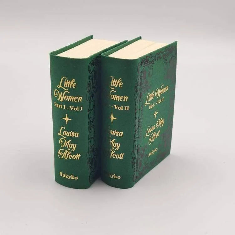Little Women by Louisa May Alcott Part I Two Volume Miniature Book Set