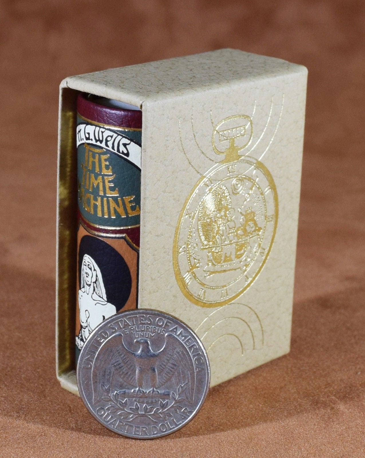 The Time Machine H.G. Wells Miniature Book