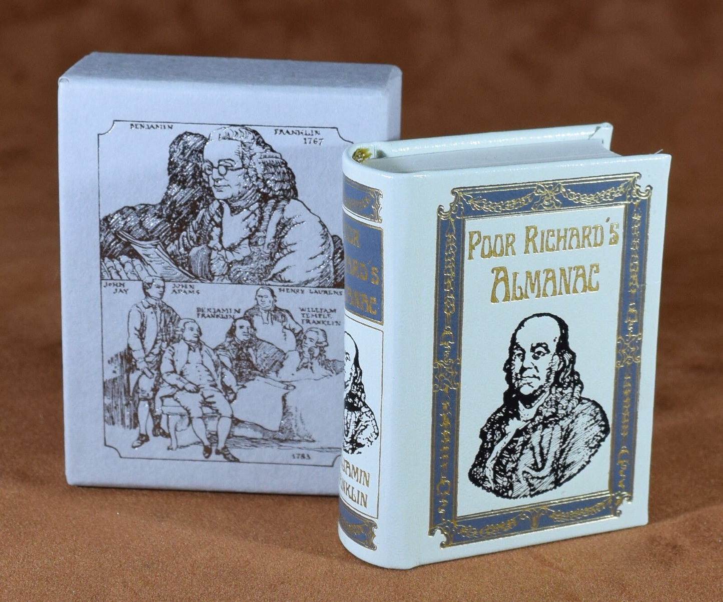 Poor Richard's Almanac by Benjamin Franklin Miniature Book