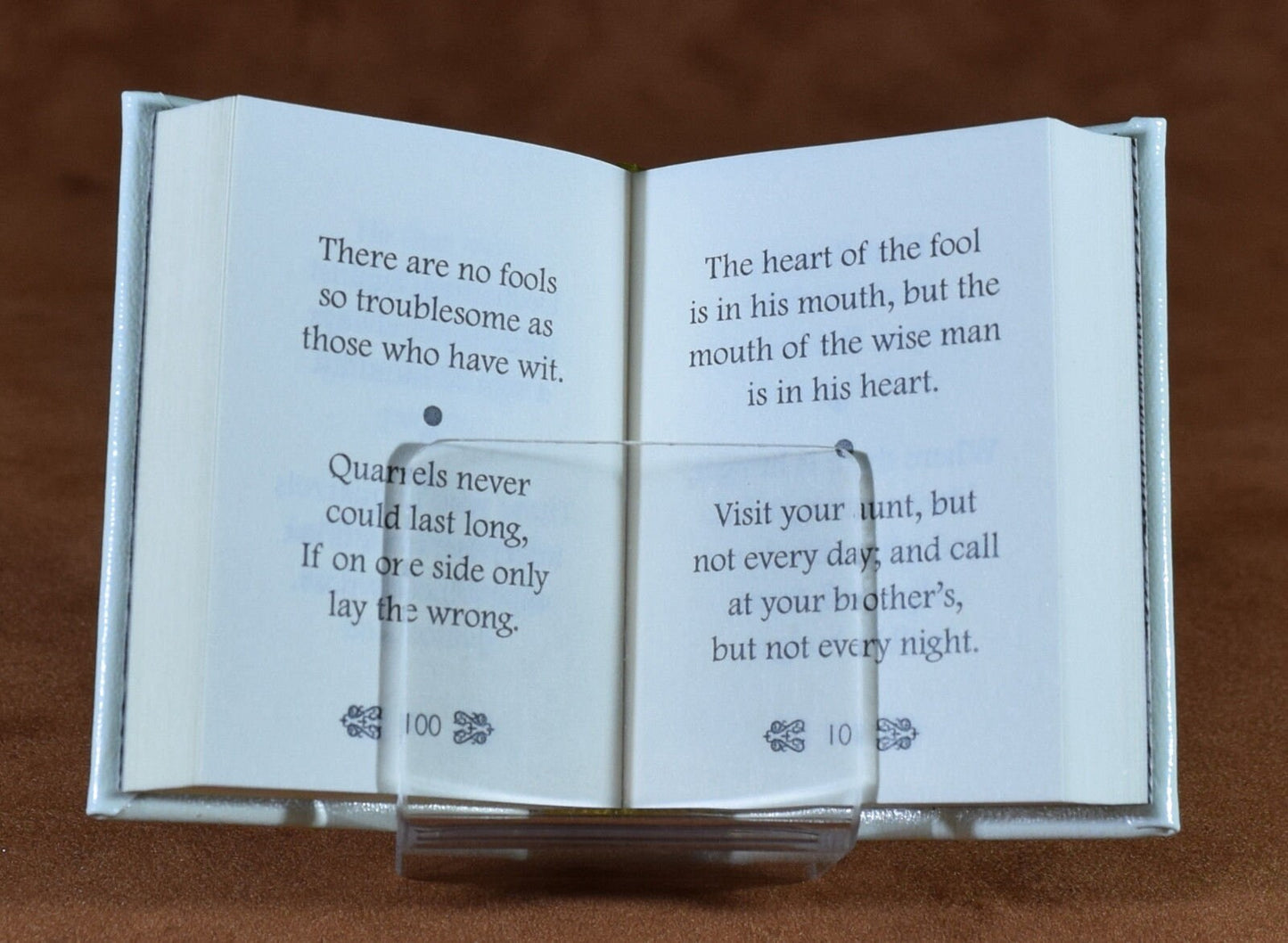 Poor Richard's Almanac by Benjamin Franklin Miniature Book