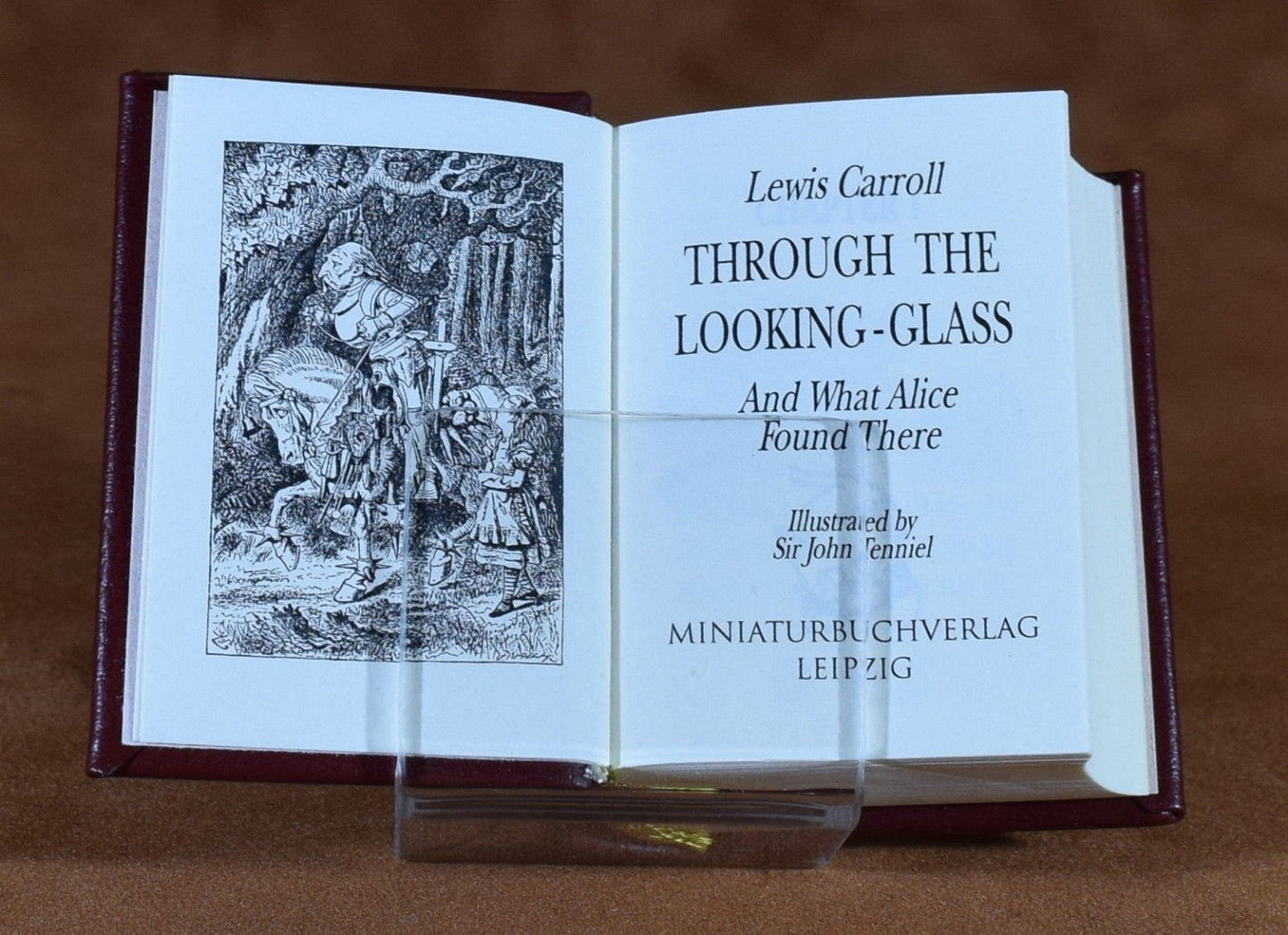 Lewis Carroll Through the Looking Glass Miniature Book