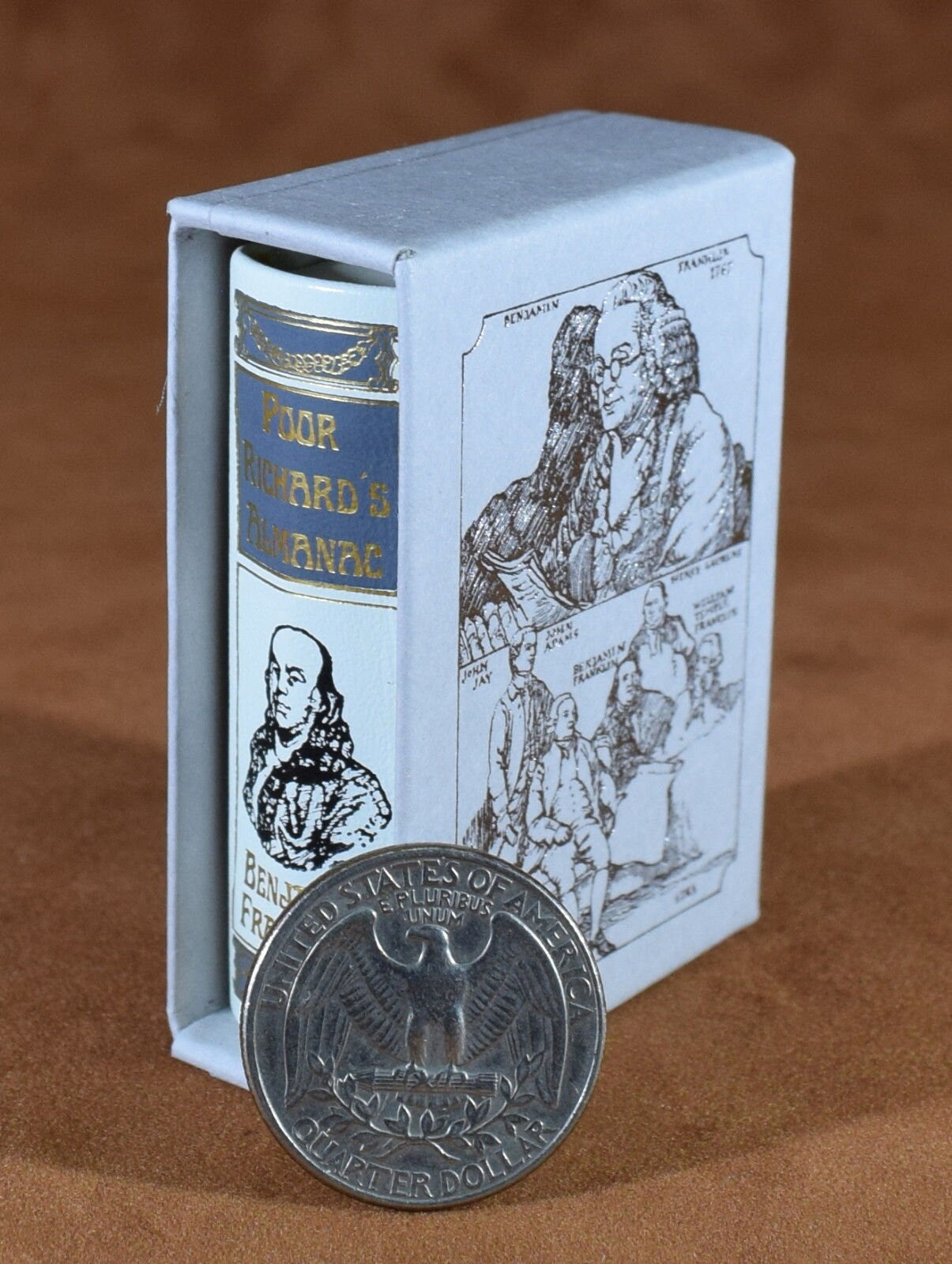 Poor Richard's Almanac by Benjamin Franklin Miniature Book