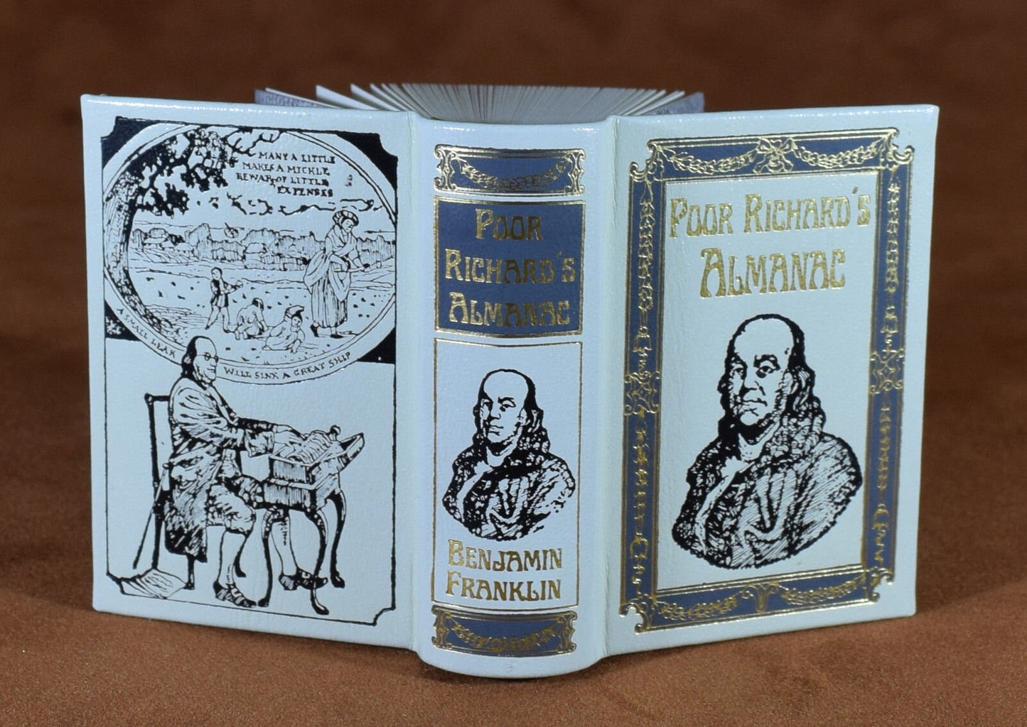 Poor Richard's Almanac by Benjamin Franklin Miniature Book