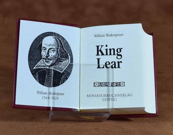 King Lear William Shakespeare Miniature Book