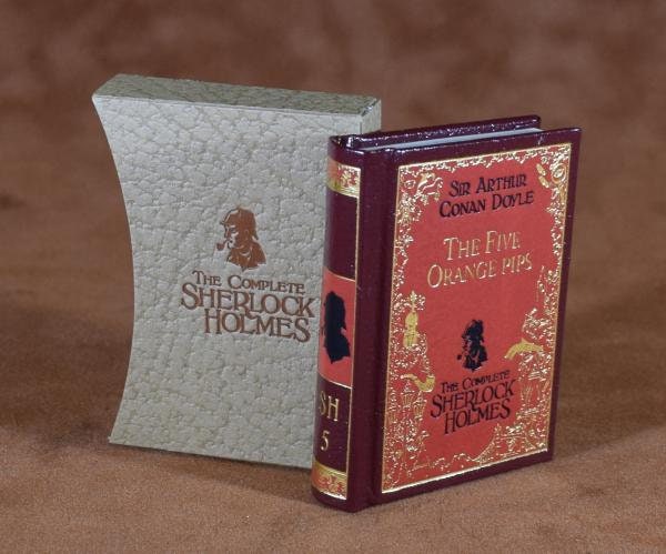 Sherlock Holmes Vol. 5 Five Orange Pips by Sir Arthur Conan Doyle Miniature Book