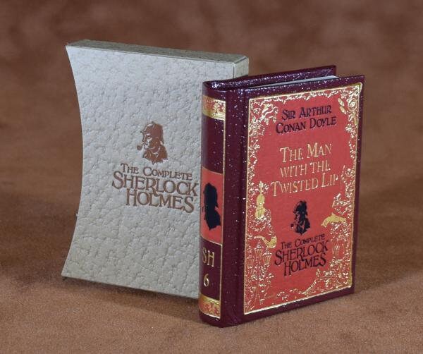 Sherlock Holmes Vol. 6 The Man With The Twisted Lip by Sir Arthur Conan Doyle Miniature Book
