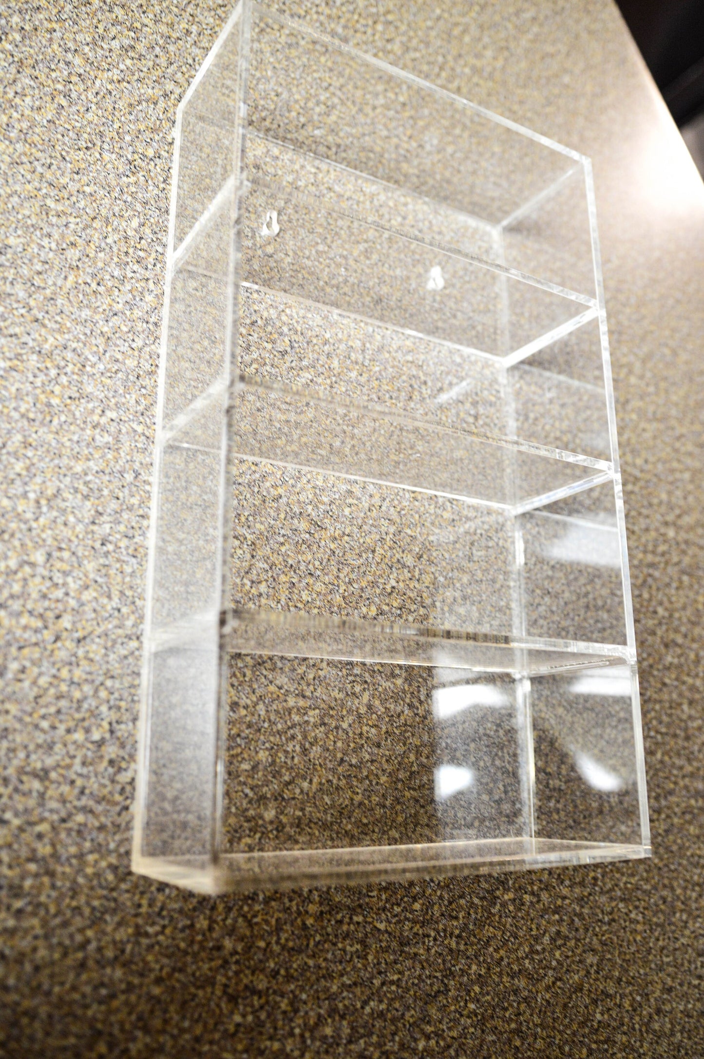Medium Collector's Shelf Custom Acrylic Glass Bookshelf for Miniature Books (fits 28-30 minibooks)