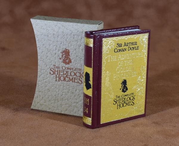 Sherlock Holmes Vol. 34 The Adventure of the Golden Pince-Nez Miniature Book