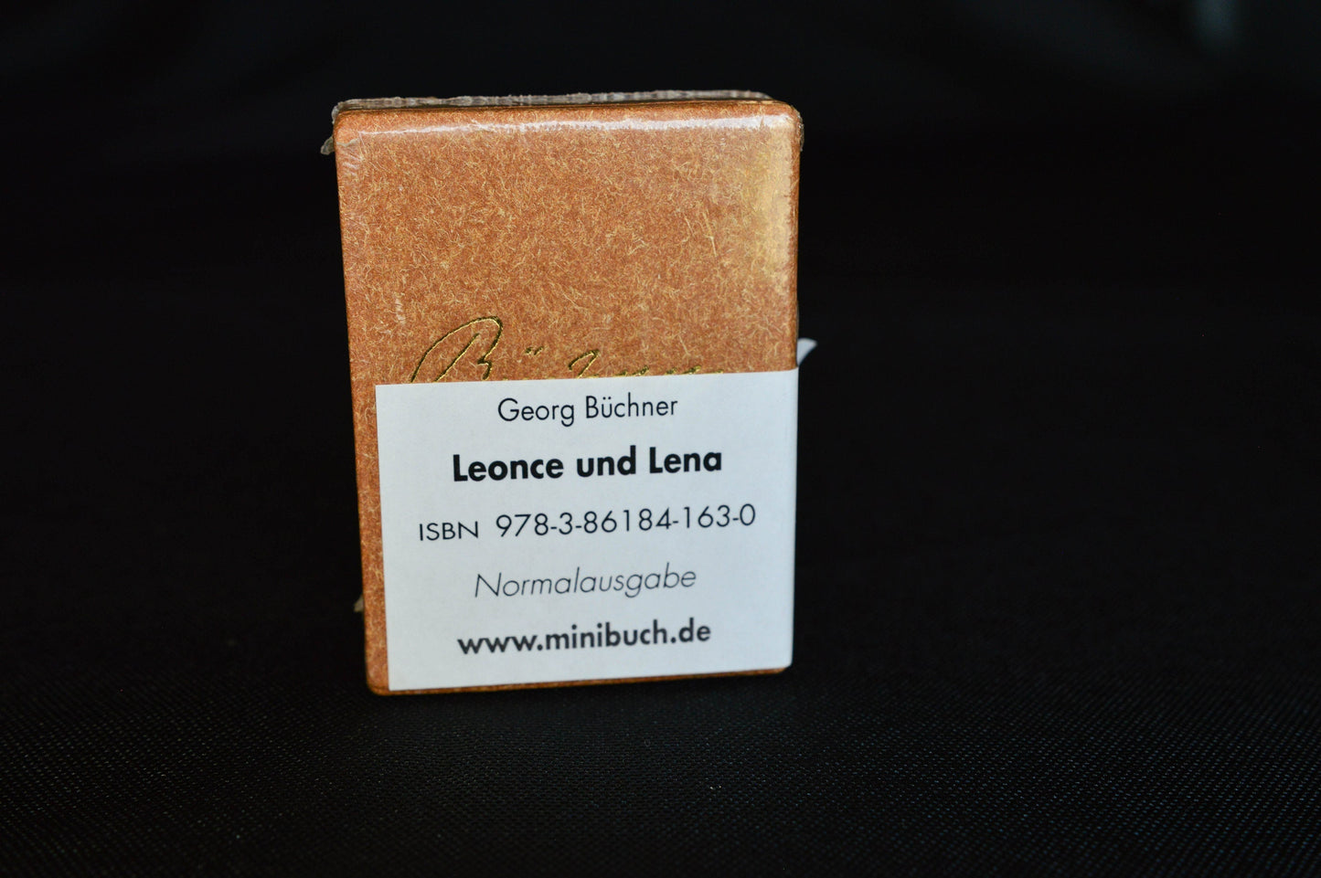 Leonce Und Lena by Georg Büchner Miniature Book German text