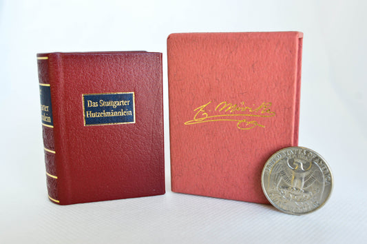Das Stuttgarter Hutzelmännlein by Eduard Mörike Miniature Book German text