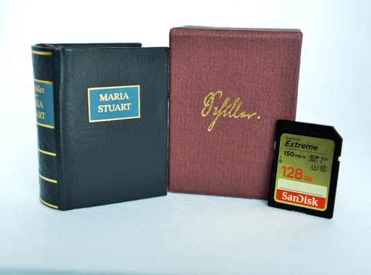Maria Stuart by Friedrich Schiller Miniature Book Gold Gilt-edged edition German text