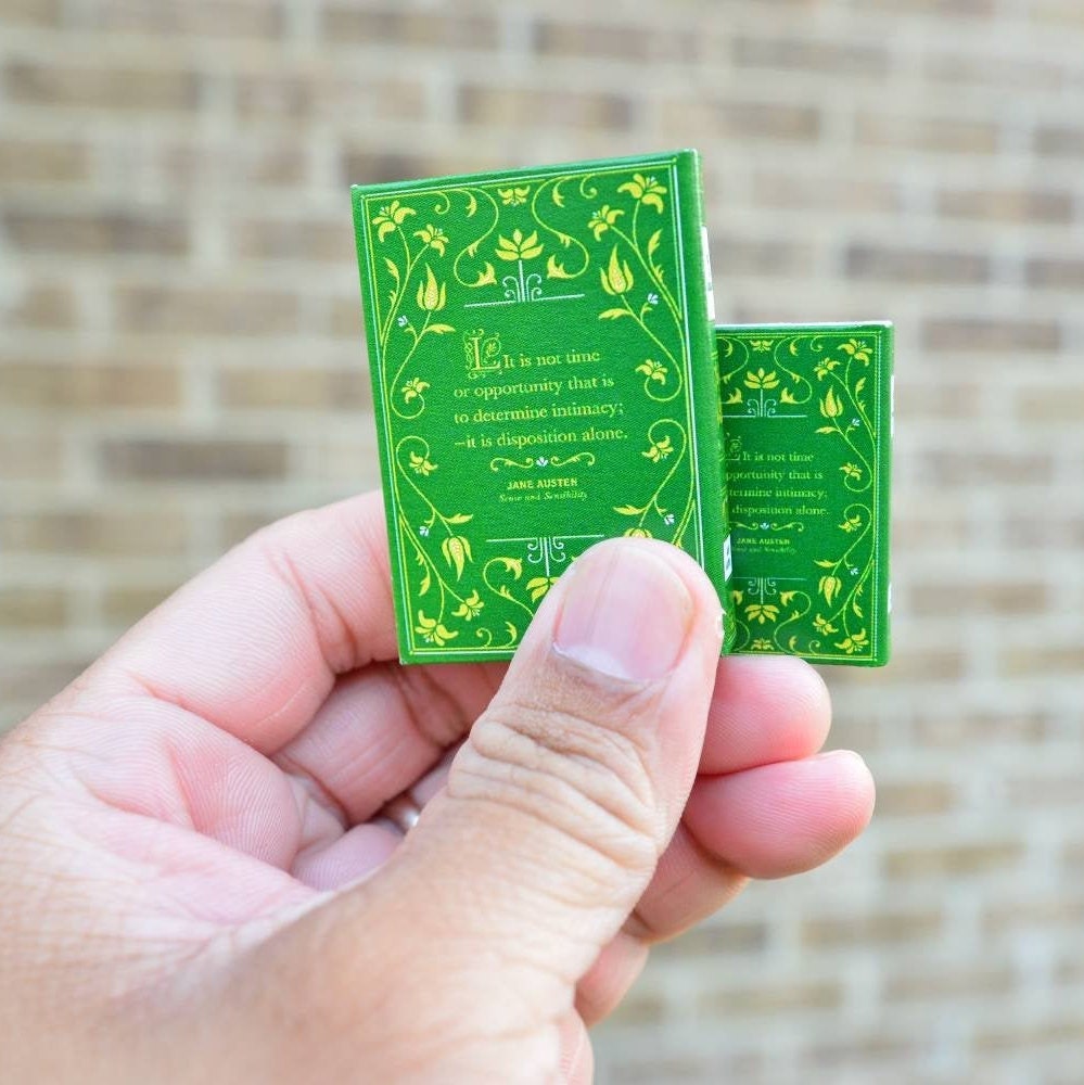 Sense and Sensibility by Jane Austen Dollhouse Micro Miniature Book Quotes & Sayings Collection Paperback