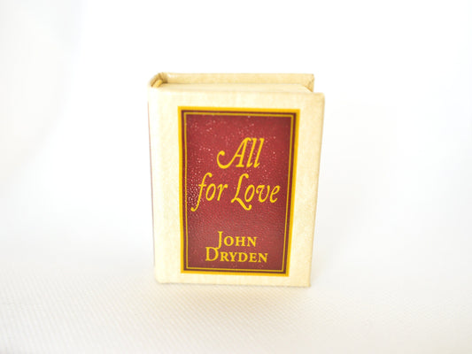 All For Love by John Dryden Miniature Book English text