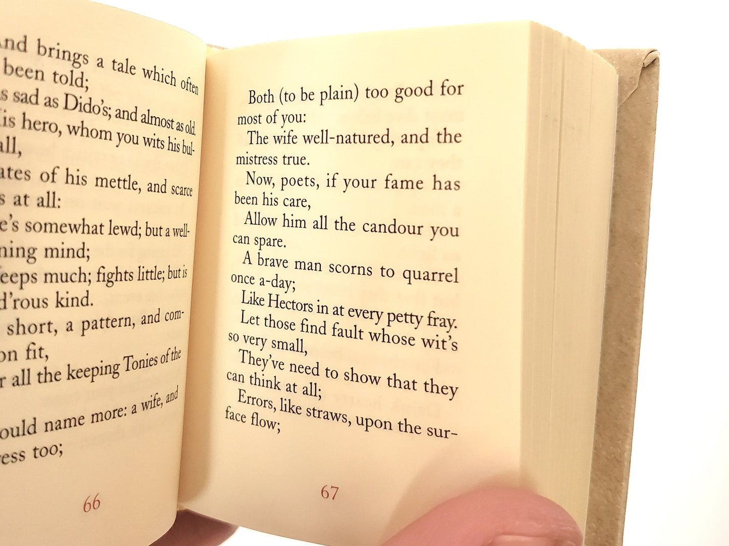 All For Love by John Dryden Miniature Book English text
