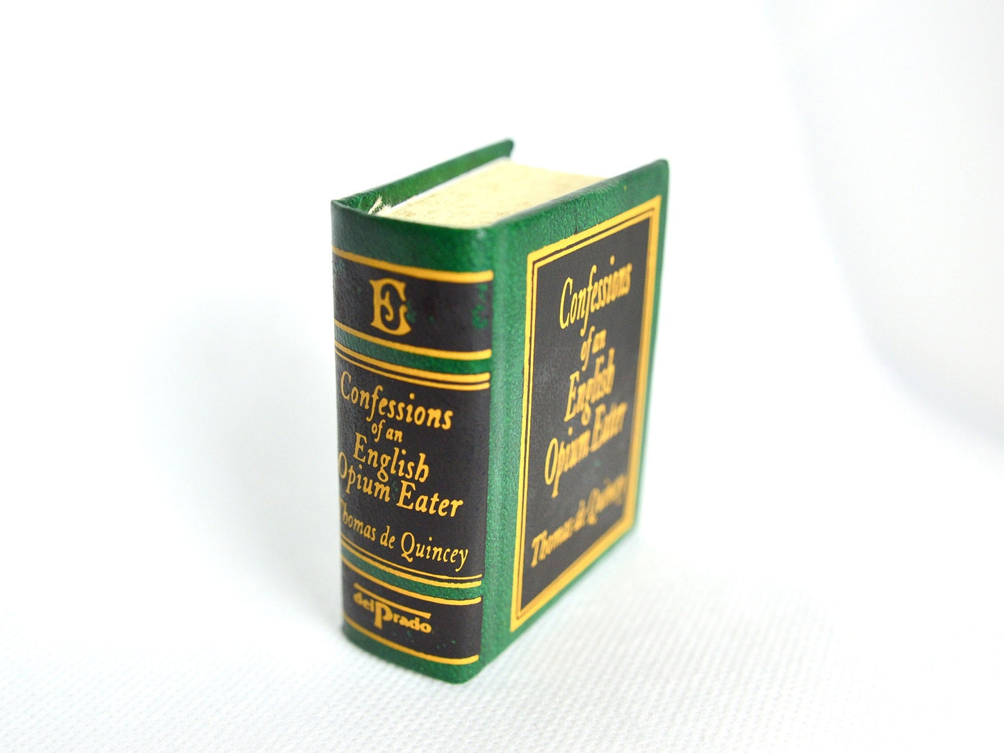 Confessions of an English Opium Eater by Thomas de Quincey Miniature Book English text
