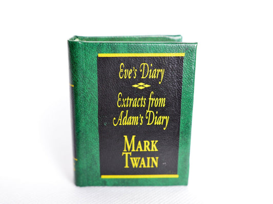 Eve's Diary / Extracts From Adam's Diary by Mark Twain Miniature Book English Text