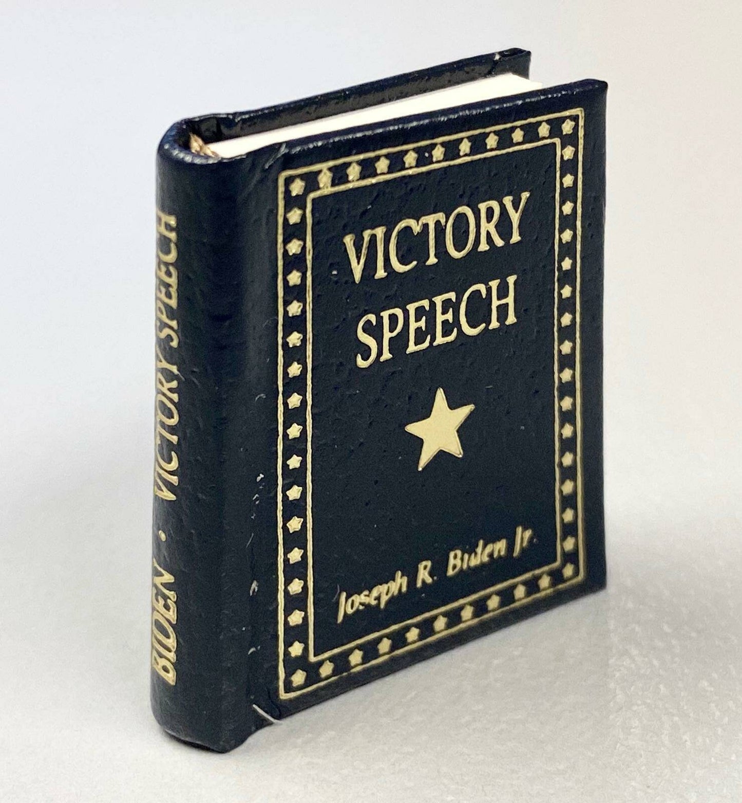 Victory Speech of Joseph R. Biden Jr. 46th President of the United States of America Dollhouse Micro Miniature Book