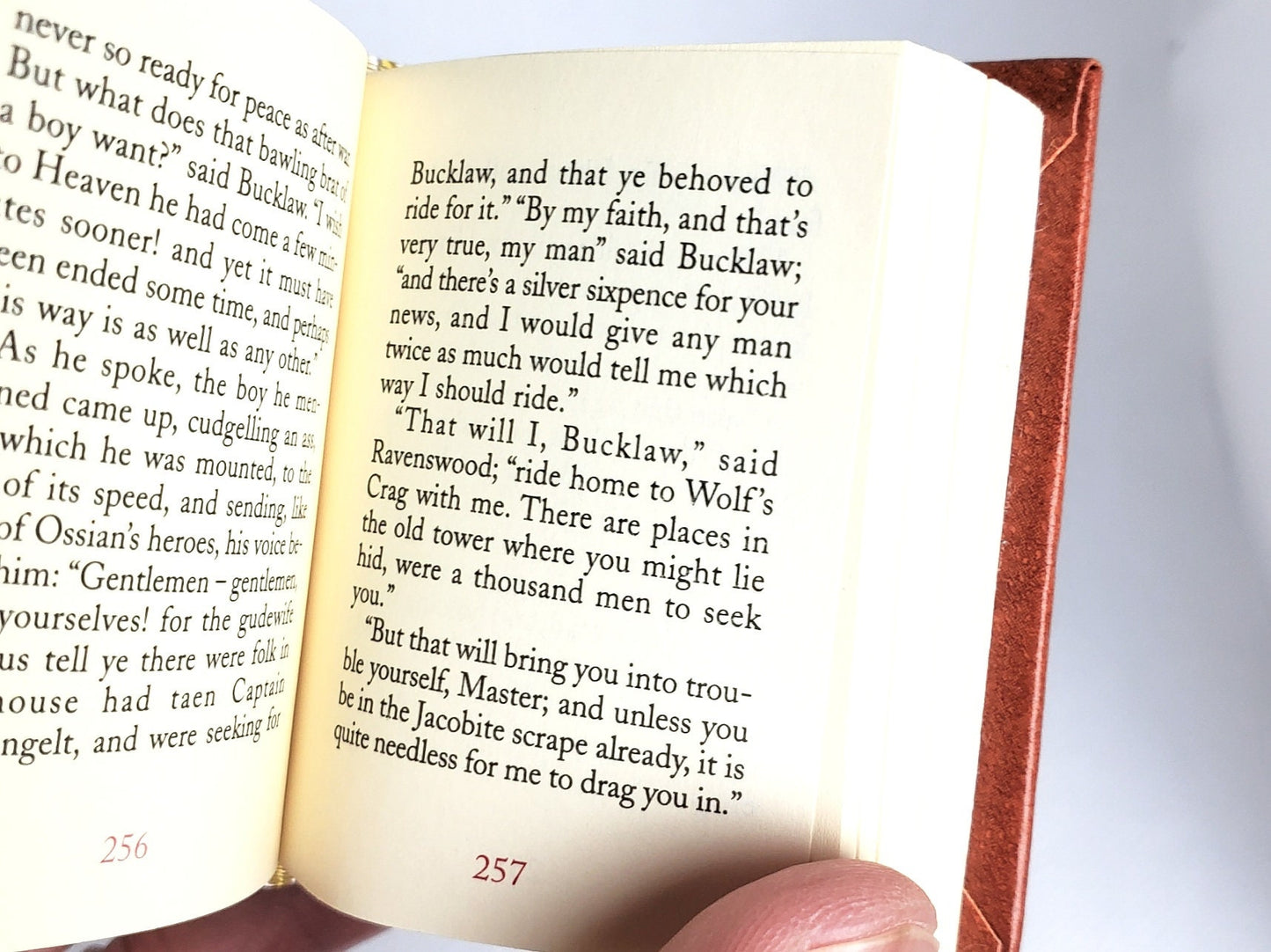 The Bride of Lammermoor I by Walter Scott Miniature Book English Text