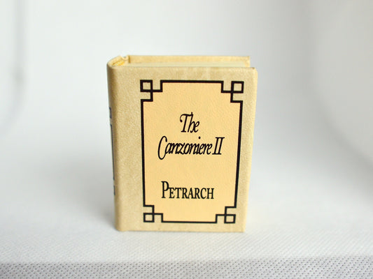 The Canzoniere II by Petrarch Miniature Book English Text