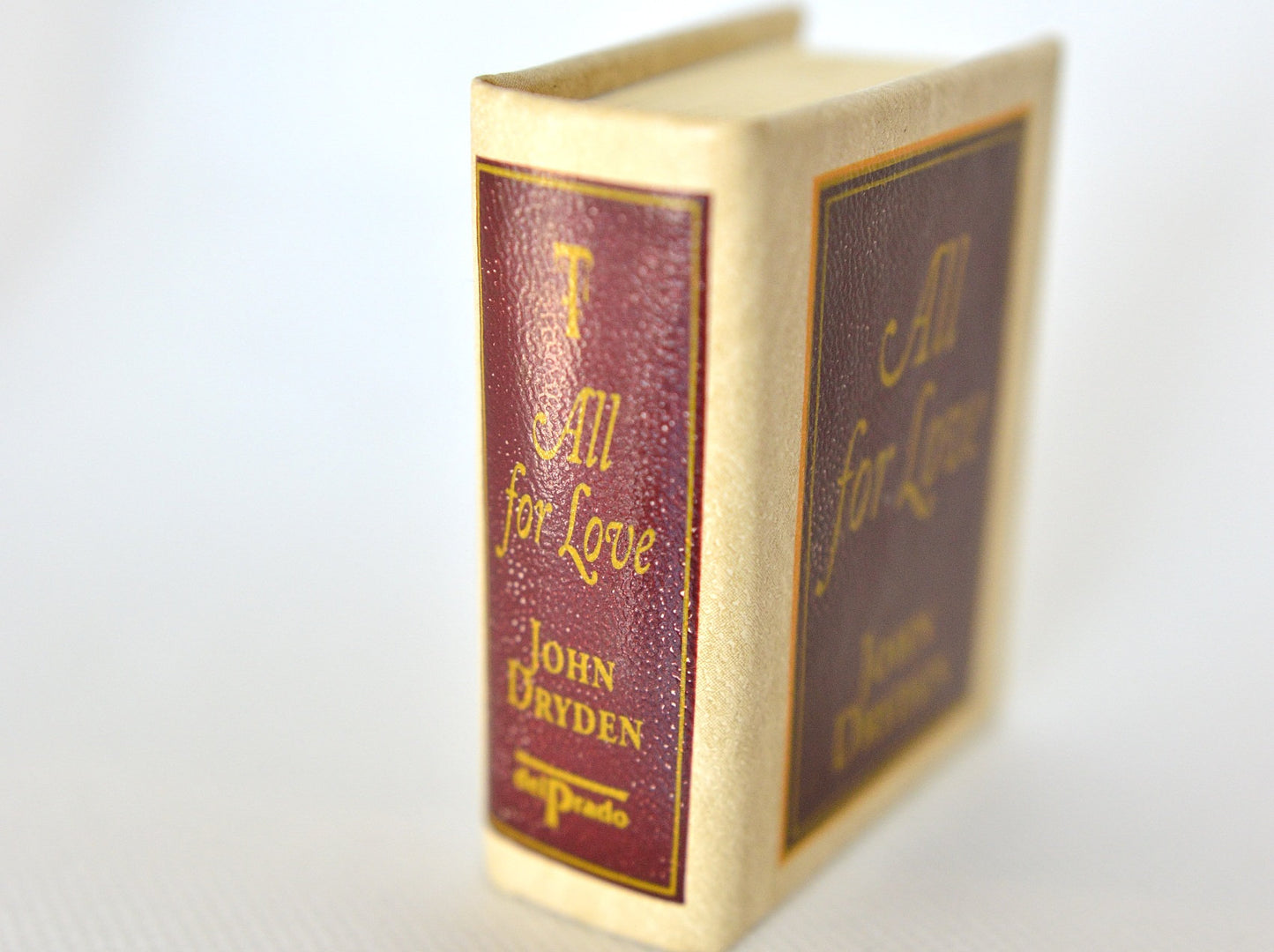 All For Love by John Dryden Miniature Book English text