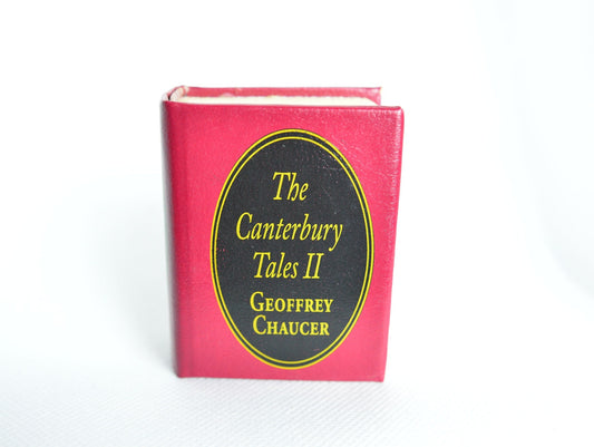 The Canterbury Tales II by Geoffrey Chaucer Miniature Book English Text