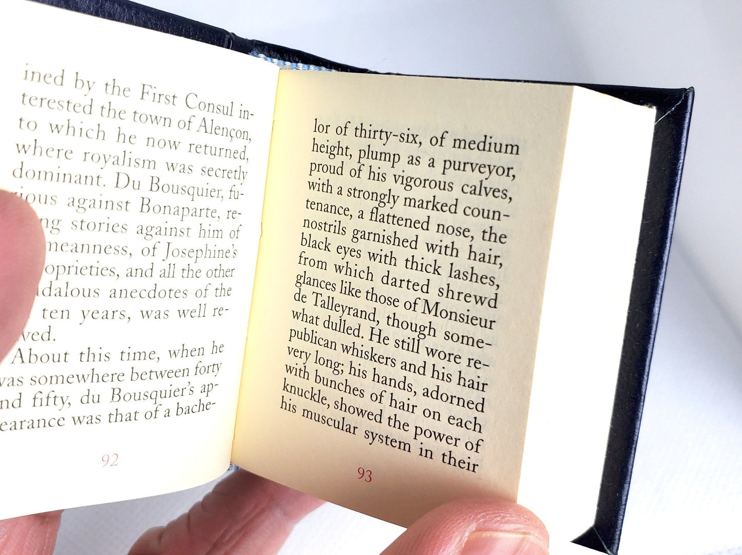 An Old Maid by Honore De Balzar Miniature Book English Text