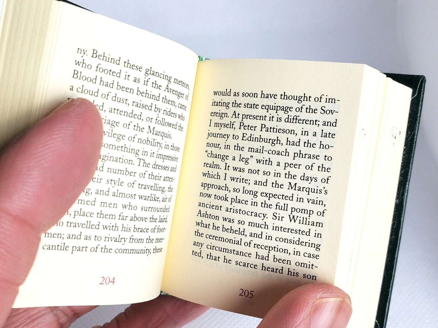 The Bride of Lammermoor II by Walter Scott Miniature Book English Text