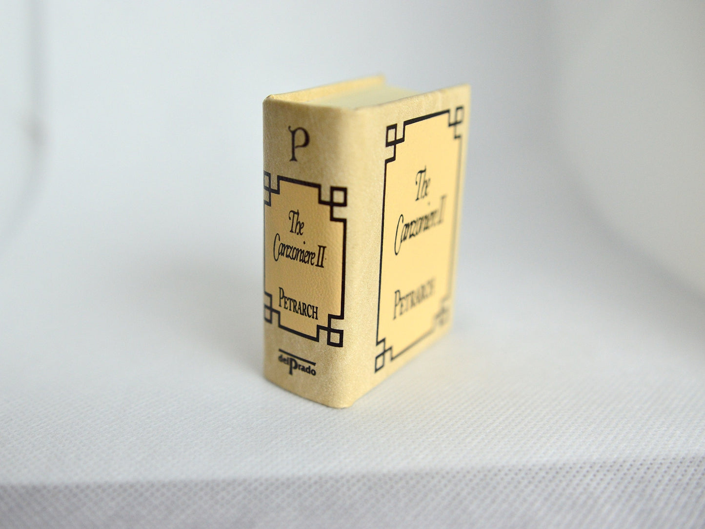 The Canzoniere II by Petrarch Miniature Book English Text