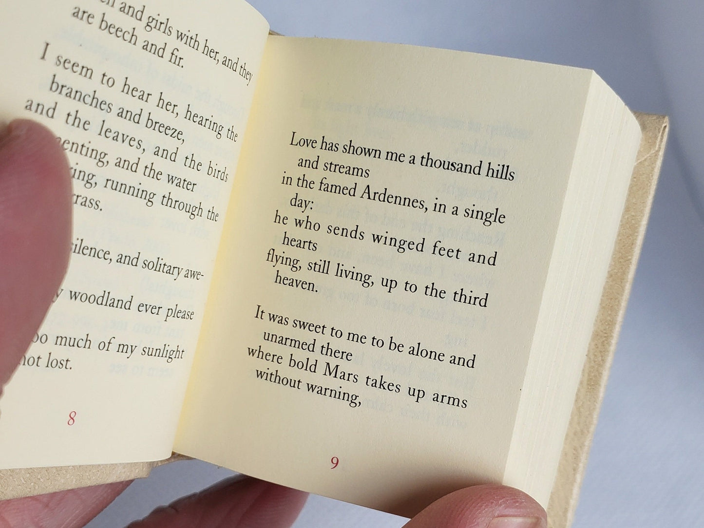 The Canzoniere II by Petrarch Miniature Book English Text