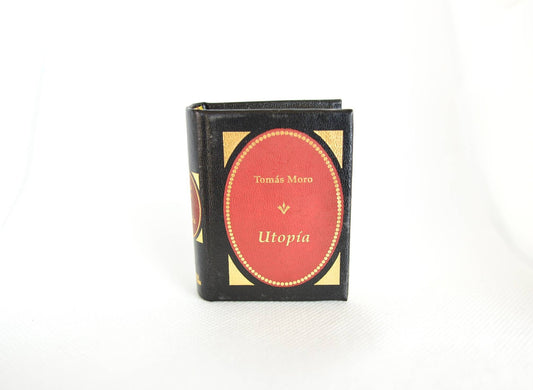 Utopía by Tomás Moro (Thomas More) Spanish Language Miniature Book