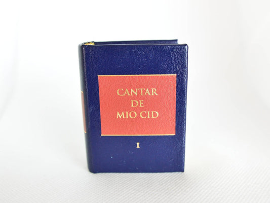 Cantar de Mio Cid I by Ramón Menéndez Pidal Spanish Language Miniature Book
