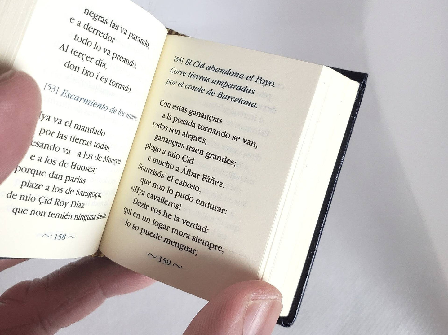 Cantar de Mio Cid I by Ramón Menéndez Pidal Spanish Language Miniature Book
