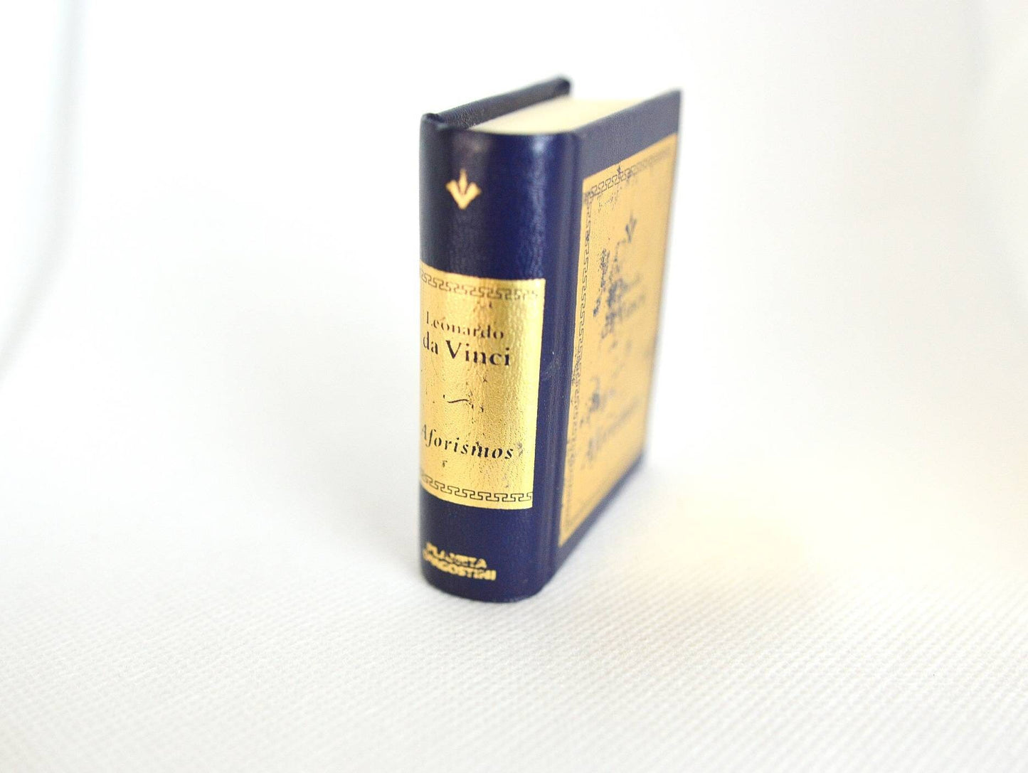 Aforismos by Leonardo Da Vinci Spanish Language Miniature Book
