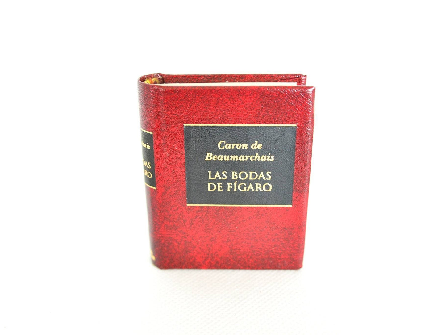 Las Bodas De Fìgaro (The Marriage of Figaro) by Pierre Caron De Beaumarchais Spanish Language Miniature Book