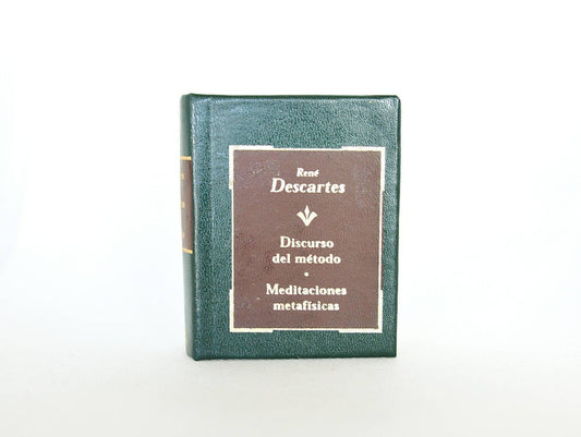 Discurso del Método | Meditaciones Metafísicas by René Descartes (Discourse on the Method) Spanish Language Miniature Book