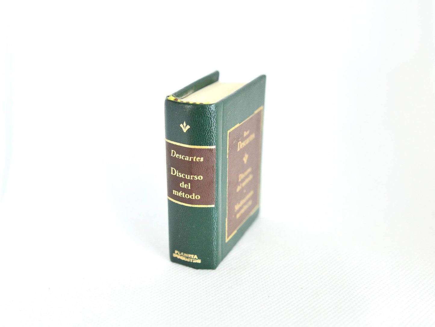 Discurso del Método | Meditaciones Metafísicas by René Descartes (Discourse on the Method) Spanish Language Miniature Book