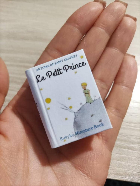 Le Petit Prince ( The Little Prince) by Antoine De Saint-Exupéry French language Dollhouse Micro Miniature Book