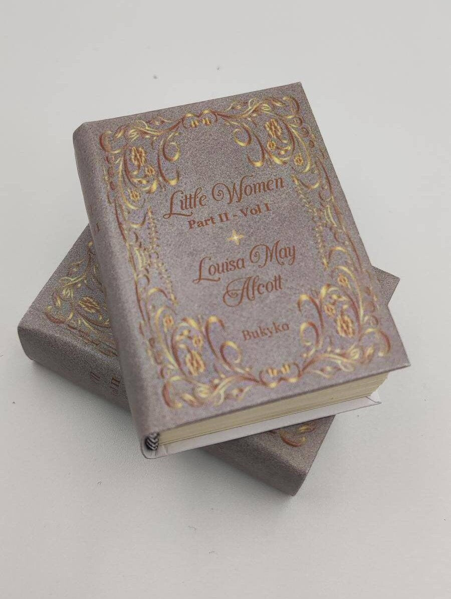 Little Women Part II by Louisa May Alcott Two Volume Miniature Book Set Paperback Softback