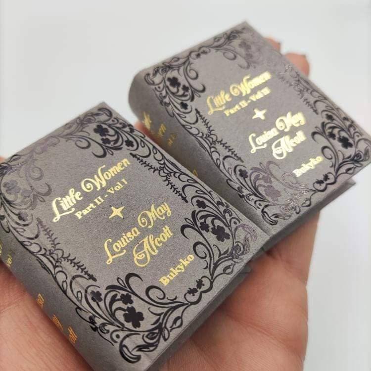 Little Women Part II by Louisa May Alcott Two Volume Miniature Book Set Paperback Softback