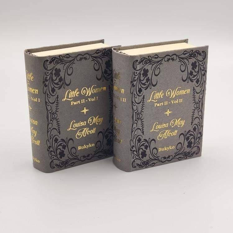 Little Women Part II by Louisa May Alcott Two Volume Miniature Book Set Paperback Softback