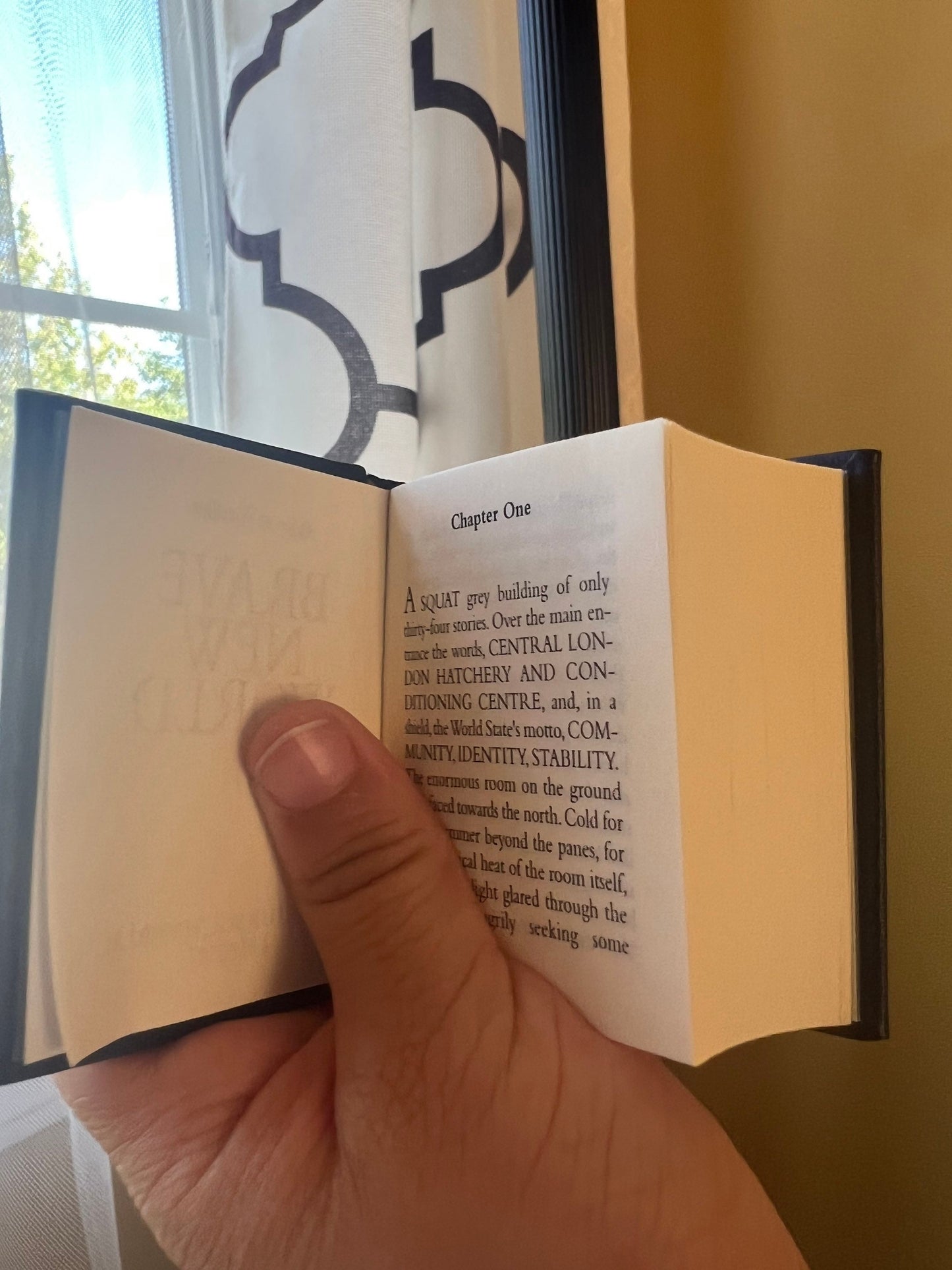 Brave New World by Aldous Huxley Miniature Book