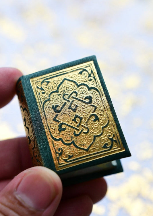 The Quran in Arabic 1:6 Scale Miniature Book