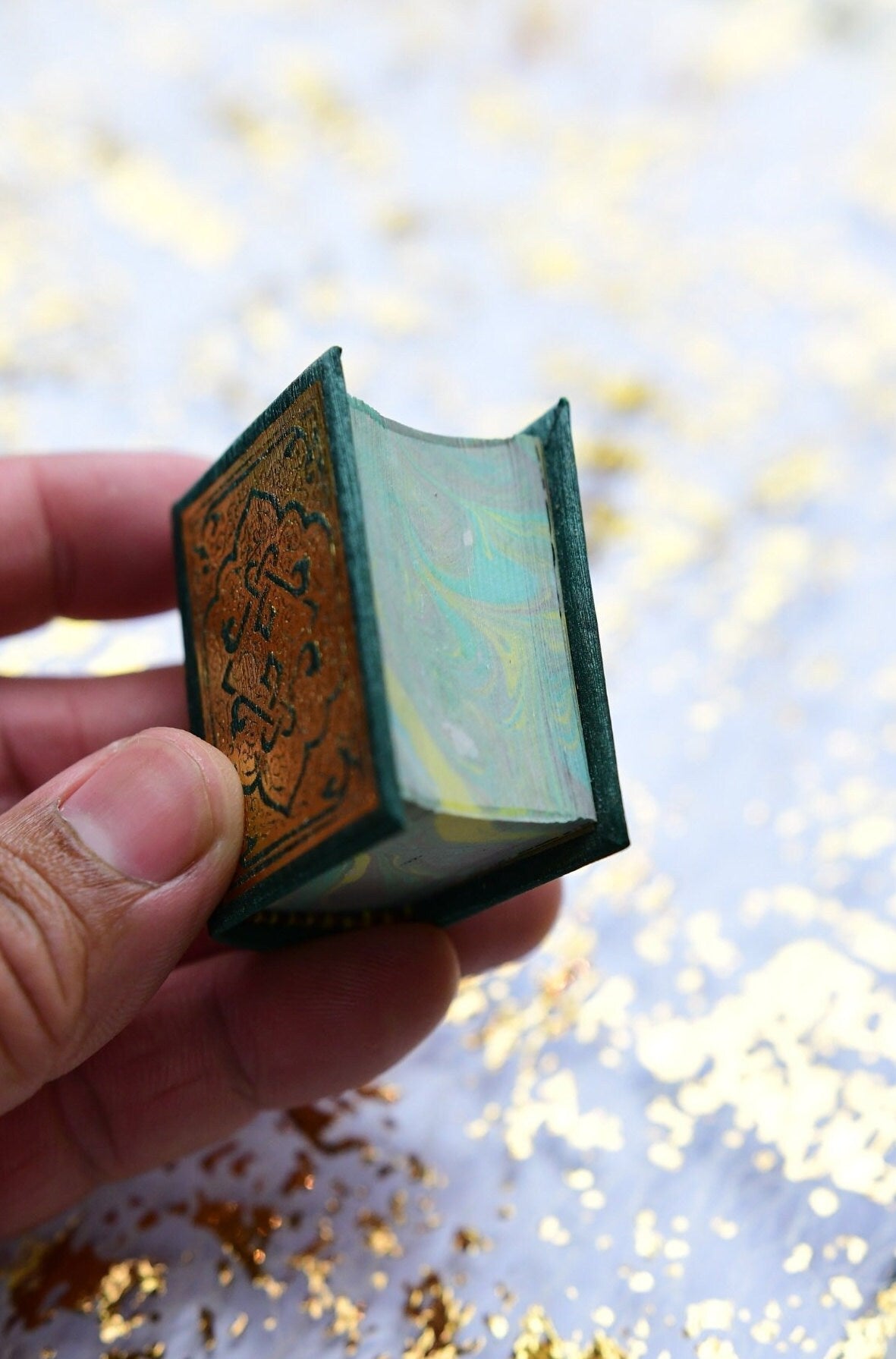 The Quran in Arabic 1:6 Scale Miniature Book