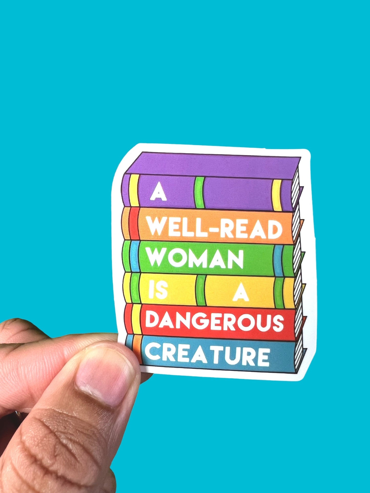 Book Bookish and Reading Themed 50 Piece Sticker Pack