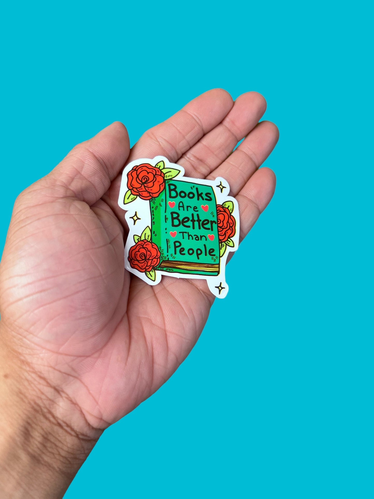 Book Bookish and Reading Themed 50 Piece Sticker Pack