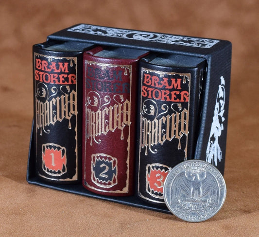 Bram Stoker's Dracula 3-volume Set Miniature Book