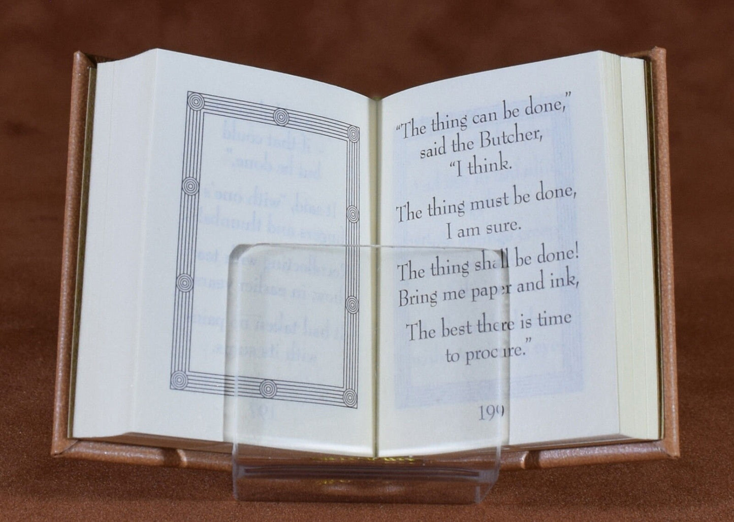 The Hunting of the Snark by Lewis Carroll Miniature Book